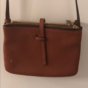 Annabel Ingall pebbled leather JoJo crossbody.